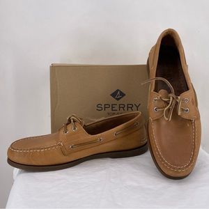 New in box Sperry brown men's topsiders